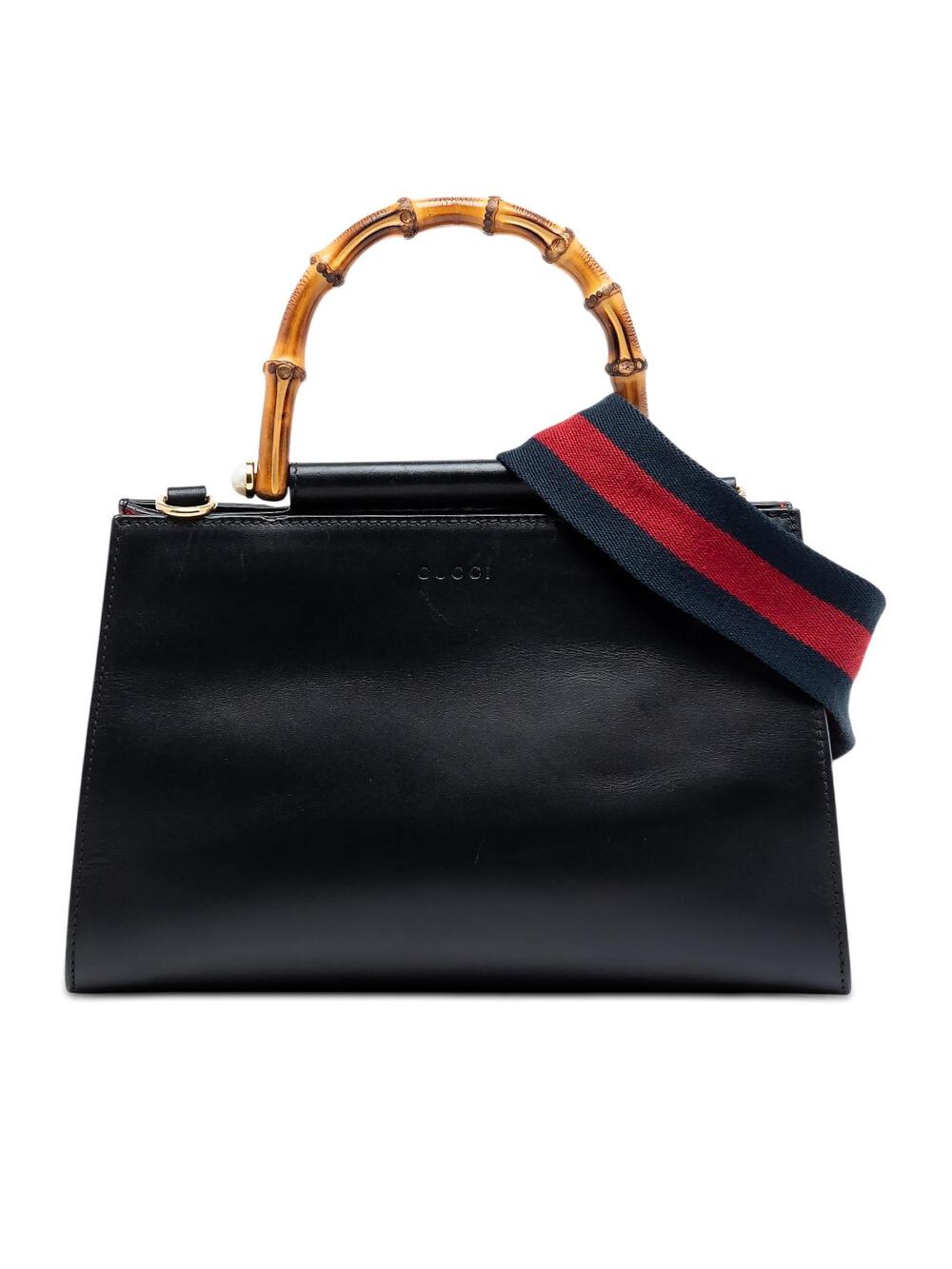 Gucci Small Calfskin Bamboo Web #284473G68B